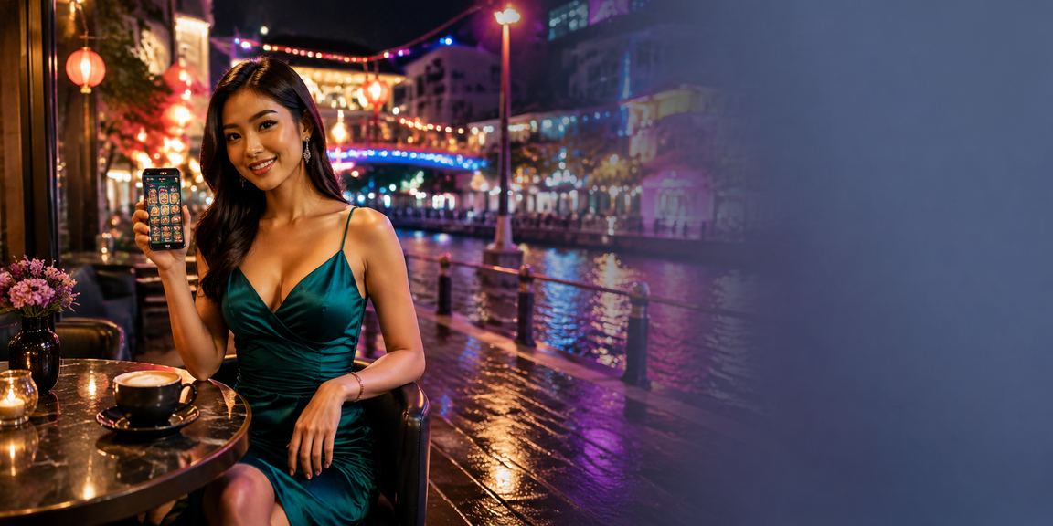 Pemain membuat deposit melalui aplikasi mudah alih iringgit99 di Melaka